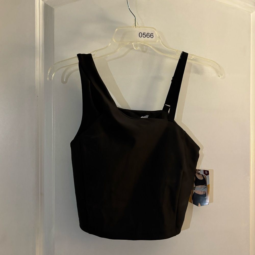 Avia Women's Black Sports Bra/ Athletic Top sz Small